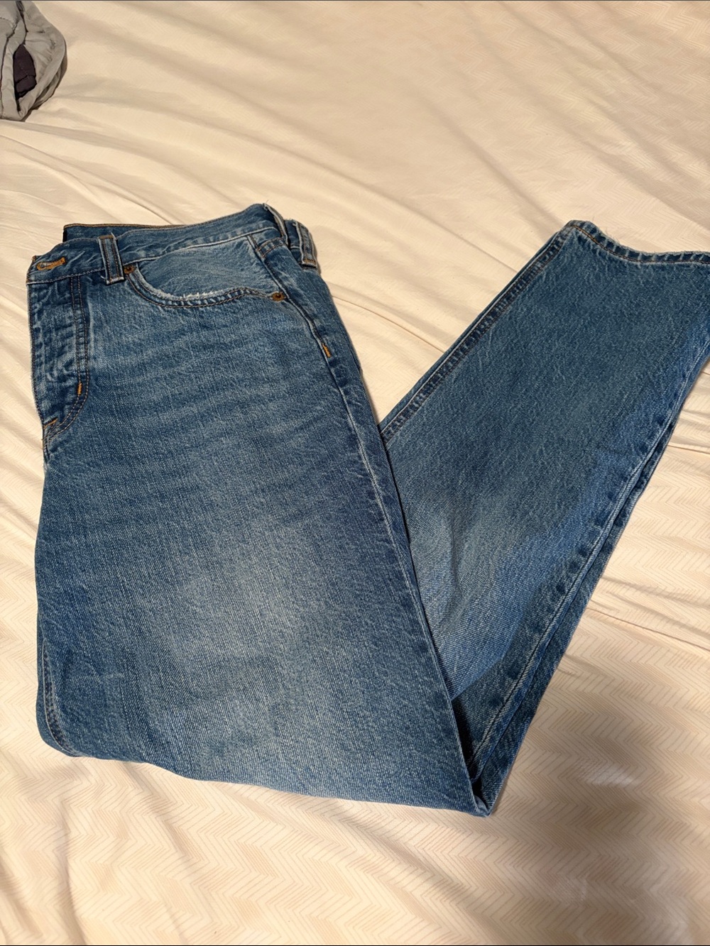 Classic J Crew High-Rise Straight Blue Women's Jeans - 27
